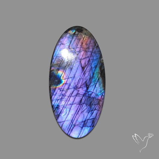 Buy Purple Spectrolite Cabochon N46544 Online at GemstonesForSale