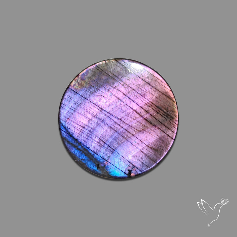 Purple Spectrolite Cabochon