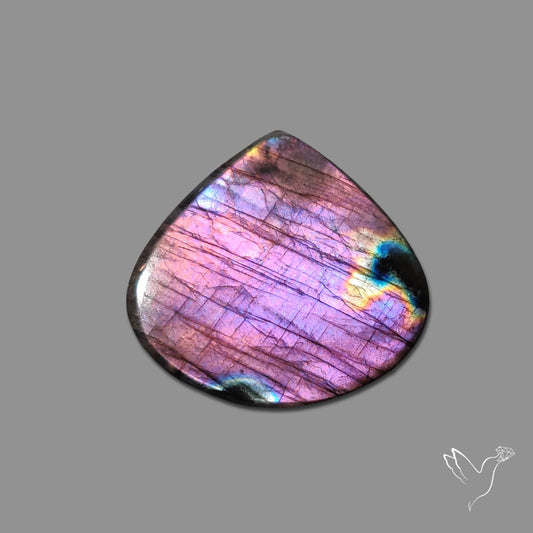 Buy Purple Spectrolite Cabochon N46554 Online at GemstonesForSale