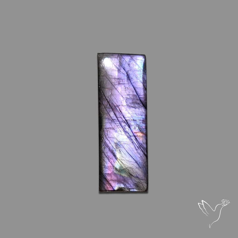 Purple Spectrolite Cabochon