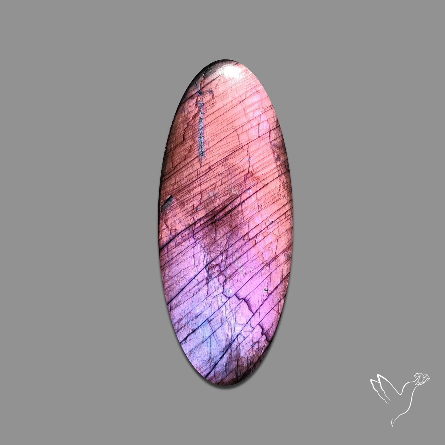 Buy Purple Spectrolite Cabochon N46558 Online at GemstonesForSale