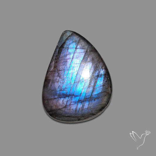 Buy Sea Green Spectrolite Cabochon N46563 Online at GemstonesForSale