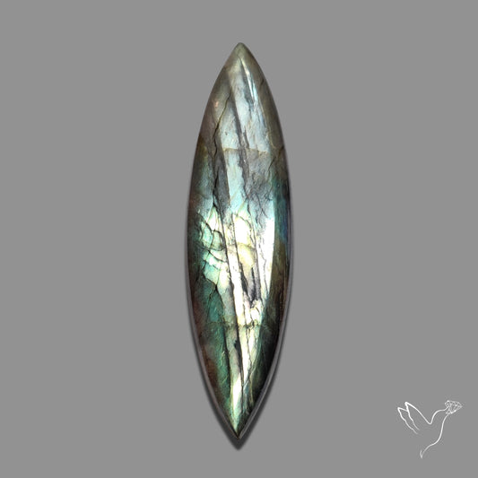 Buy Yellow Green Labradorite Cabochon N46575 Online at GemstonesForSale