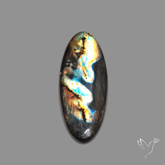 Buy Rainbow Labradorite Cabochon N46587 Online at GemstonesForSale