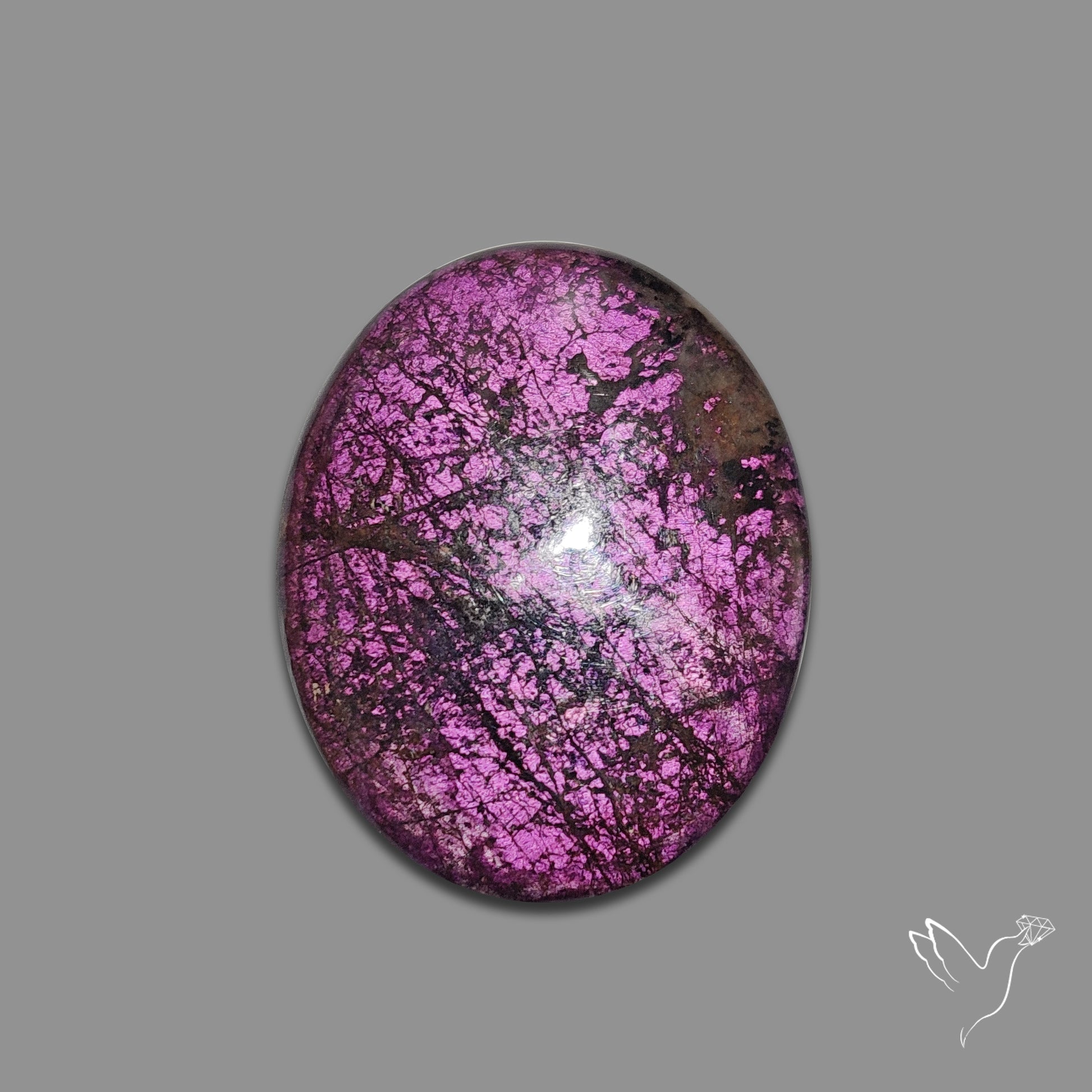 Buy Purpurite Cabochon N46597 Online at GemstonesForSale
