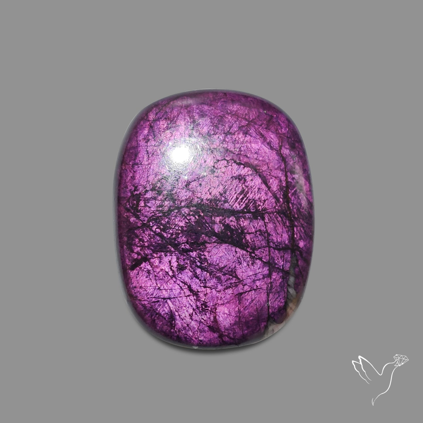 Buy Purpurite Cabochon N46603 Online at GemstonesForSale