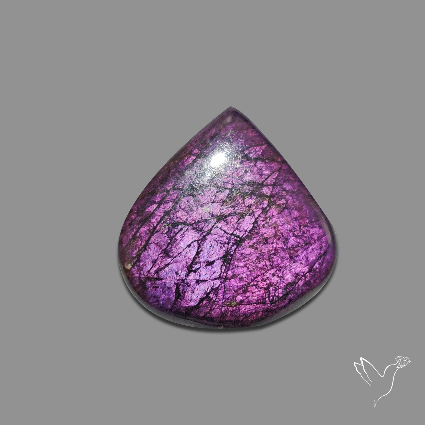 Buy Purpurite Cabochon N46611 Online at GemstonesForSale