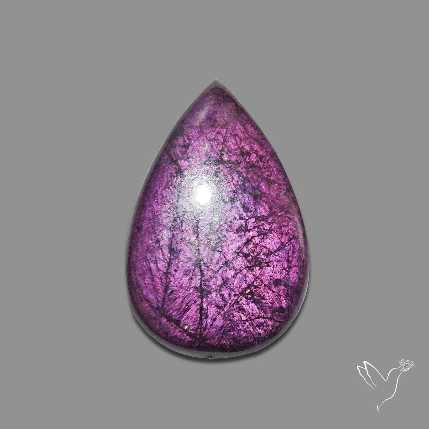 Buy Purpurite Cabochon N46612 Online at GemstonesForSale
