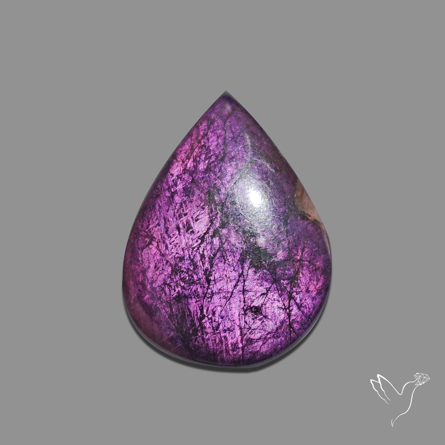 Buy Purpurite Cabochon N46613 Online at GemstonesForSale