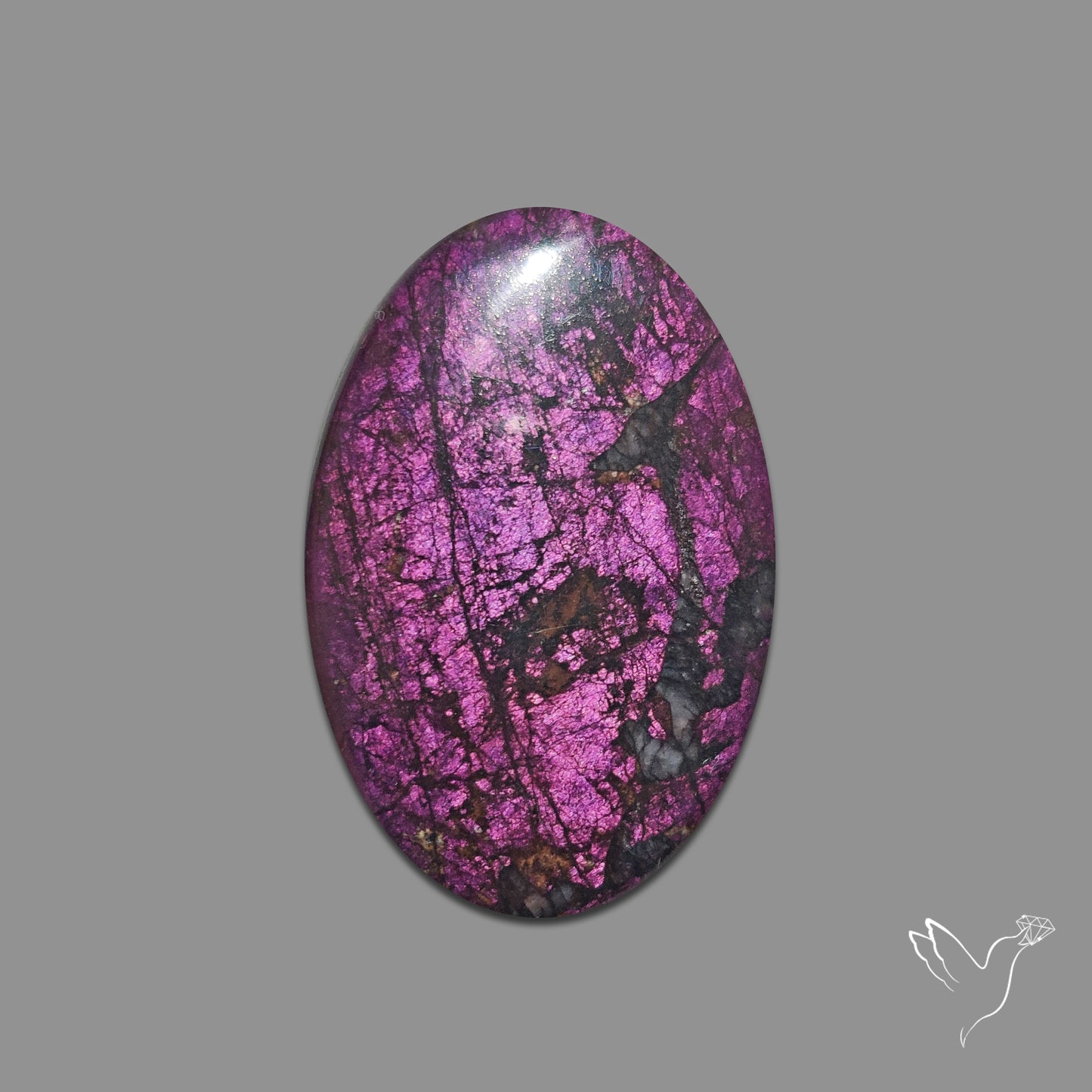 Buy Purpurite Cabochon N46618 Online at GemstonesForSale