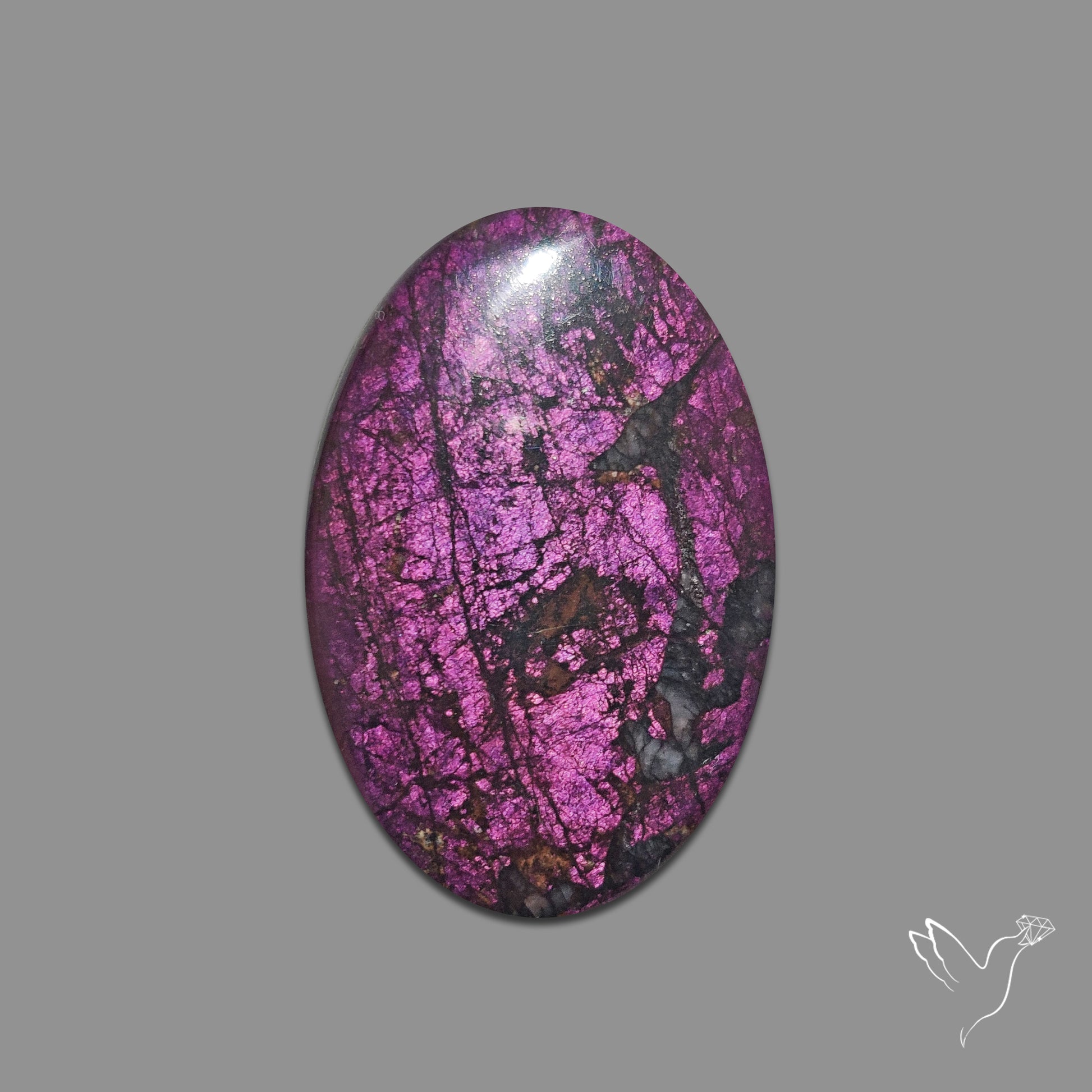 Buy Purpurite Cabochon N46618 Online at GemstonesForSale
