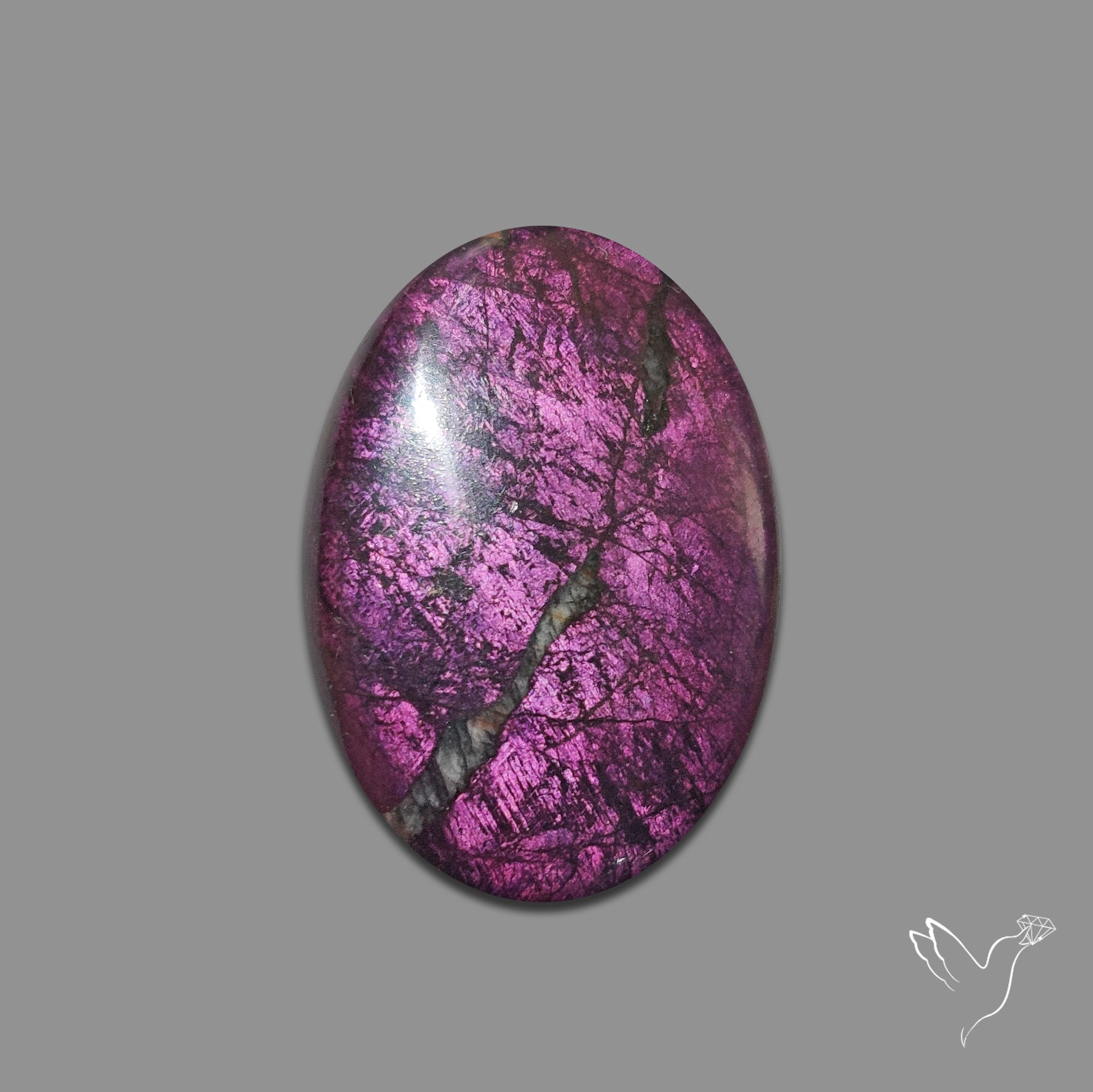 Buy Purpurite Cabochon N46619 Online at GemstonesForSale