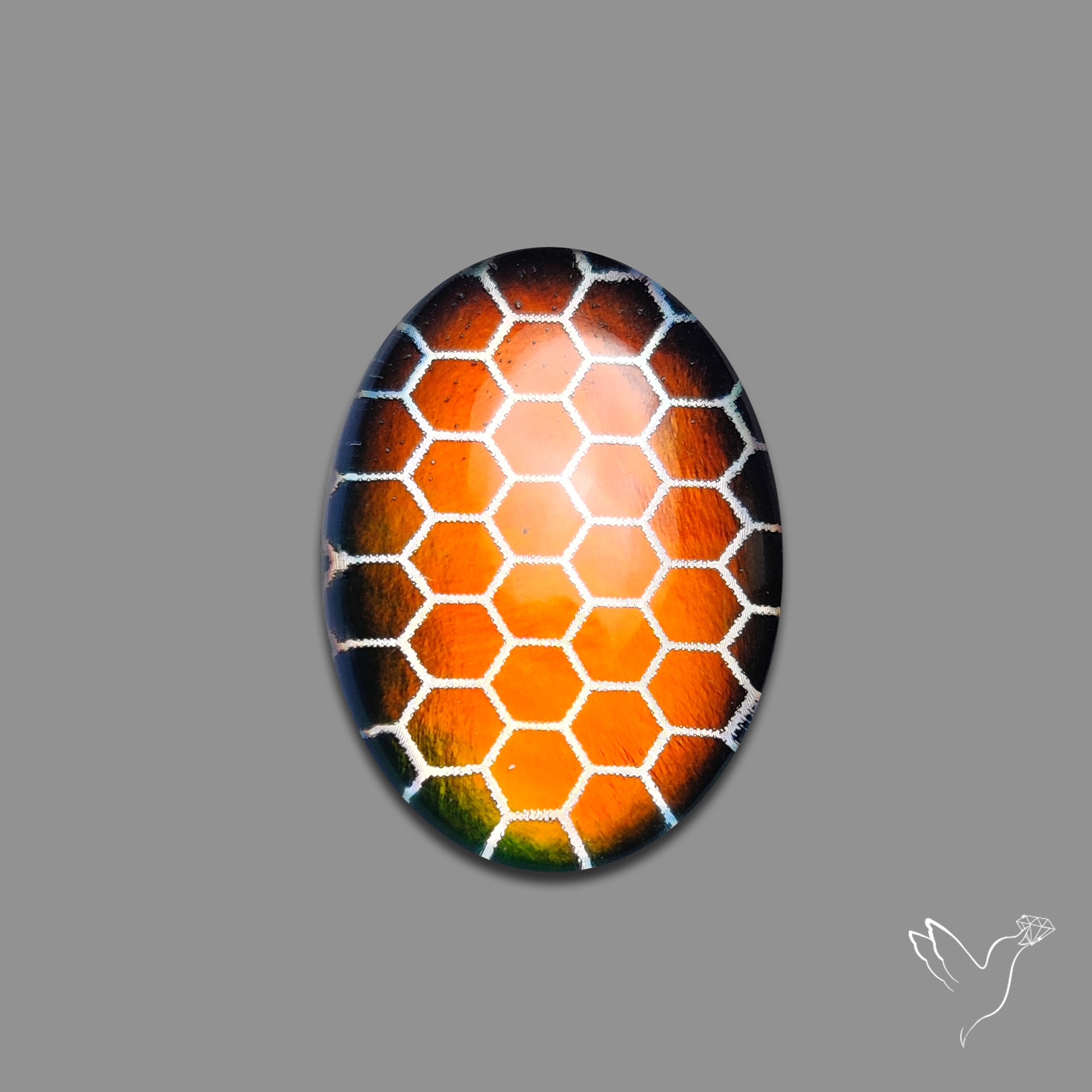 Buy Aurora Opal Honeycomb Inlay Doublet N46624 Online at GemstonesForSale