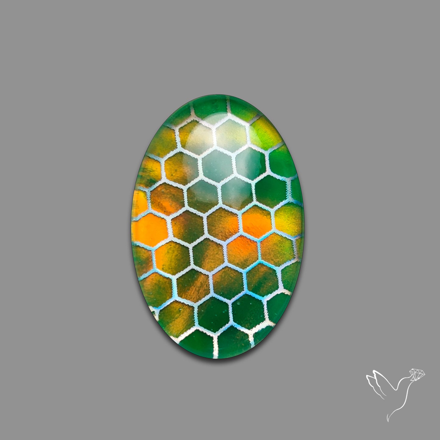 Buy Aurora Opal Honeycomb Inlay Doublet N46625 Online at GemstonesForSale