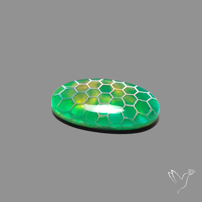 Aurora Opal Honeycomb Inlay Doublet