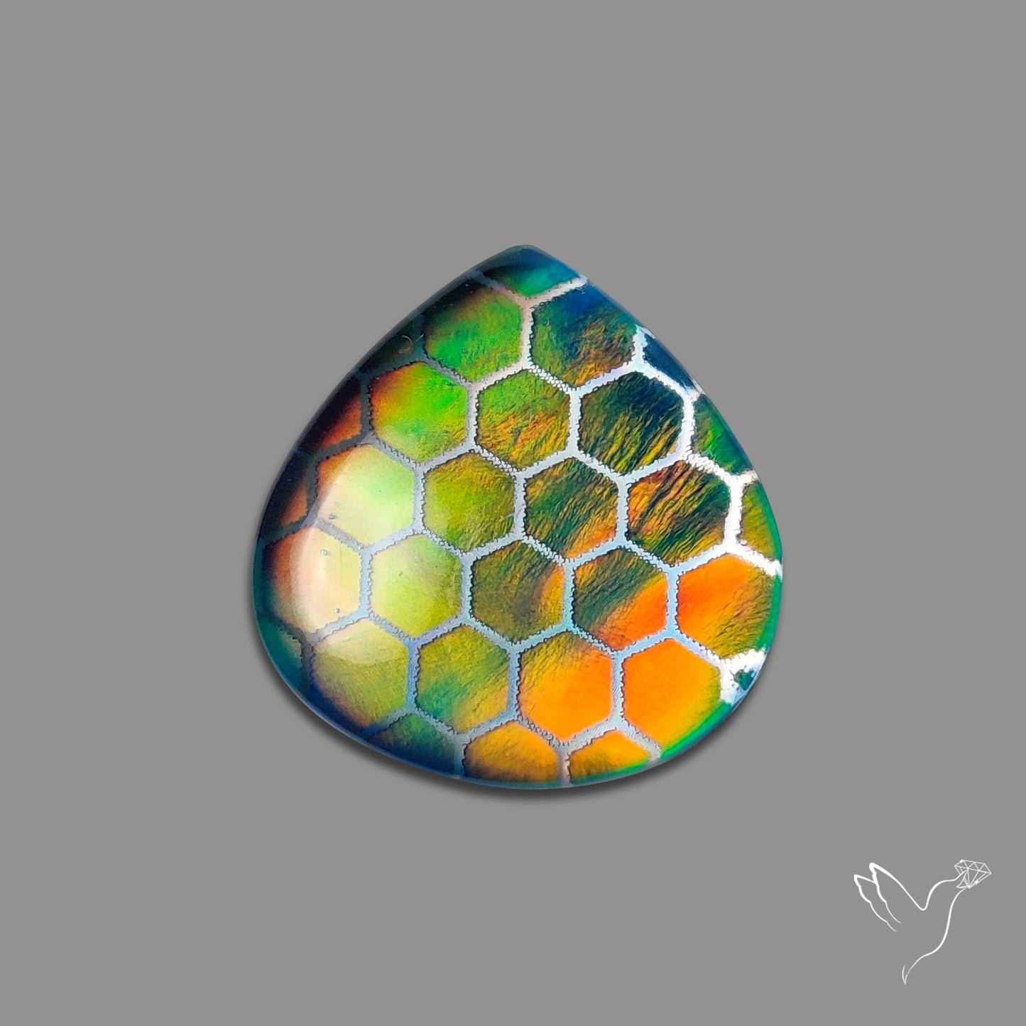 Buy Aurora Opal Honeycomb Inlay Doublet N46632 Online at GemstonesForSale