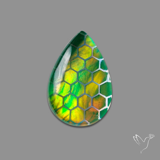 Buy Aurora Opal Honeycomb Inlay Doublet N46634 Online at GemstonesForSale