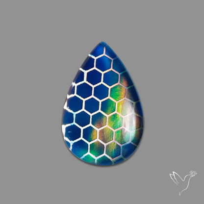 Buy Aurora Opal Honeycomb Inlay Doublet N46635 Online at GemstonesForSale