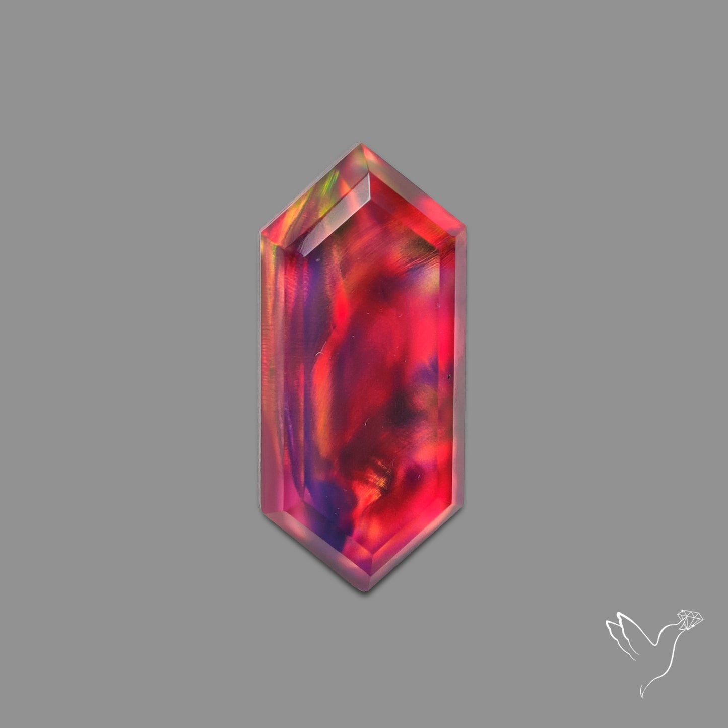 Buy Step Cut Aurora Opal Doublet N46641 Online at GemstonesForSale