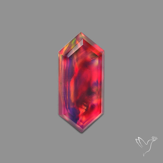 Buy Step Cut Aurora Opal Doublet N46641 Online at GemstonesForSale
