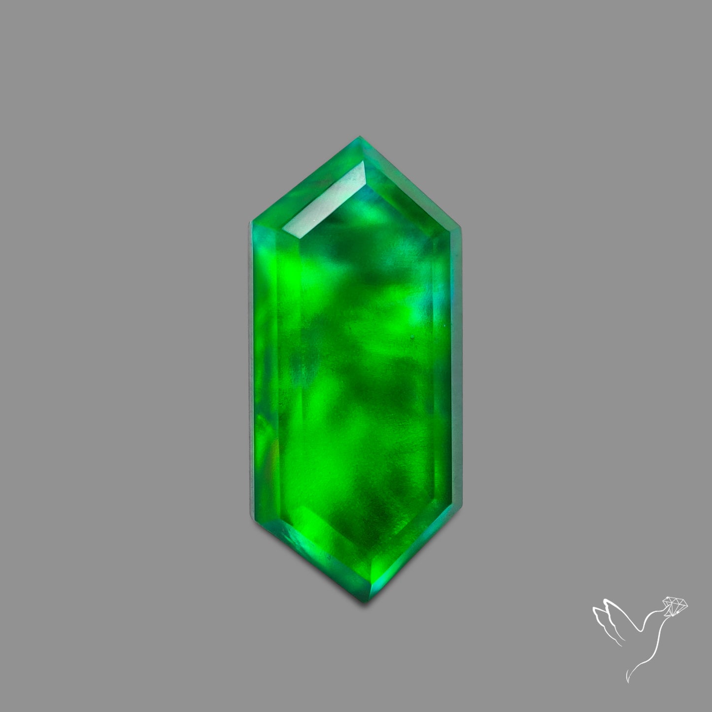 Buy Step Cut Aurora Opal Doublet N46644 Online at GemstonesForSale