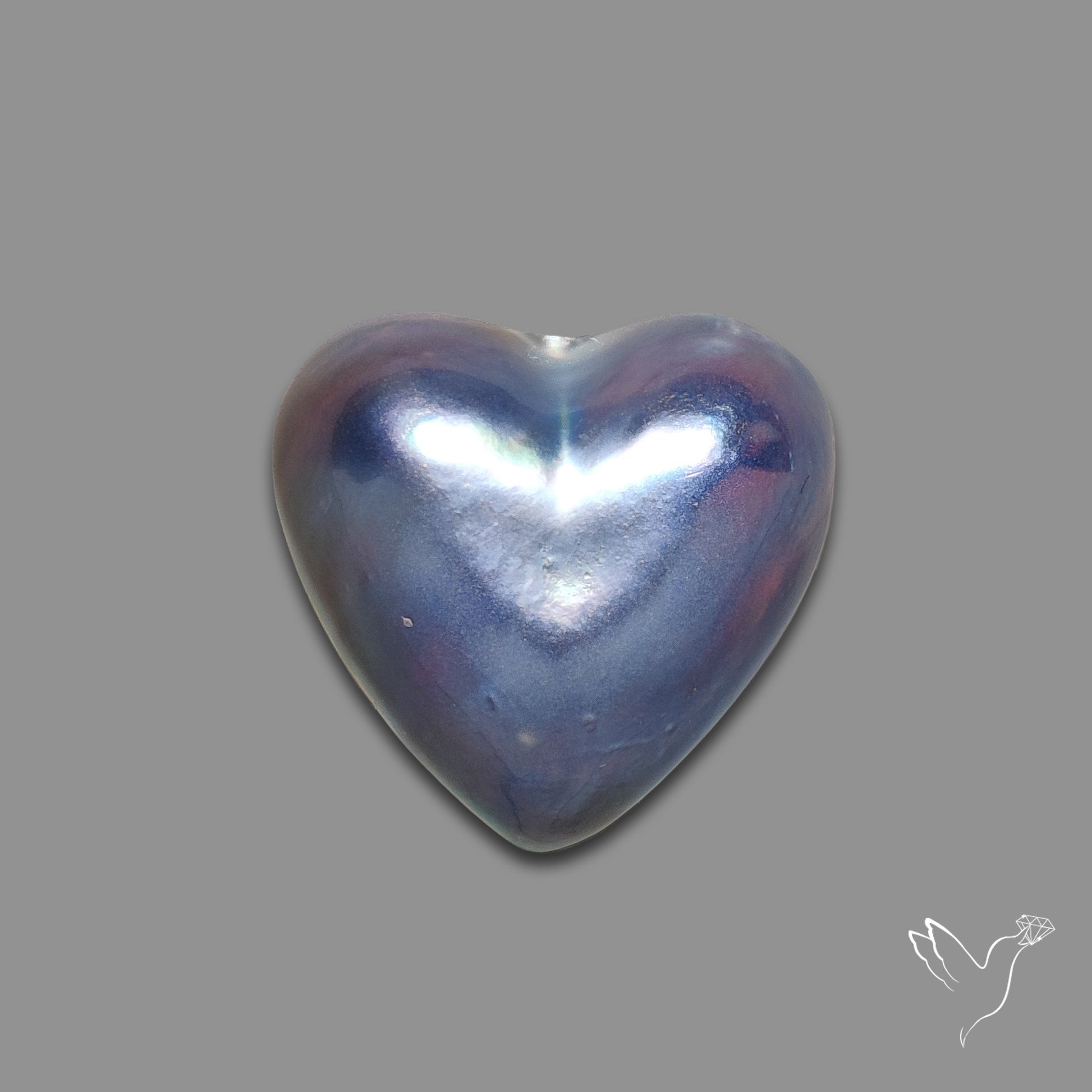 Buy Coated Pearl Heart Carving N46649 Online at GemstonesForSale