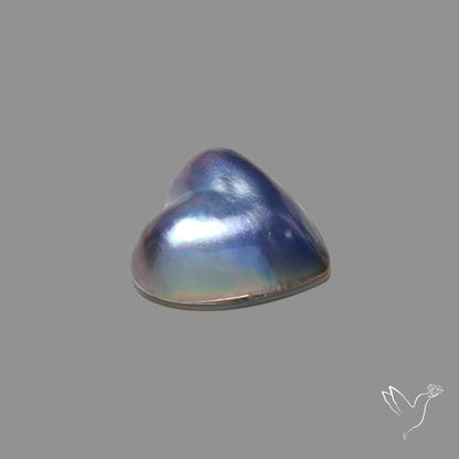 Coated Pearl Heart Carving