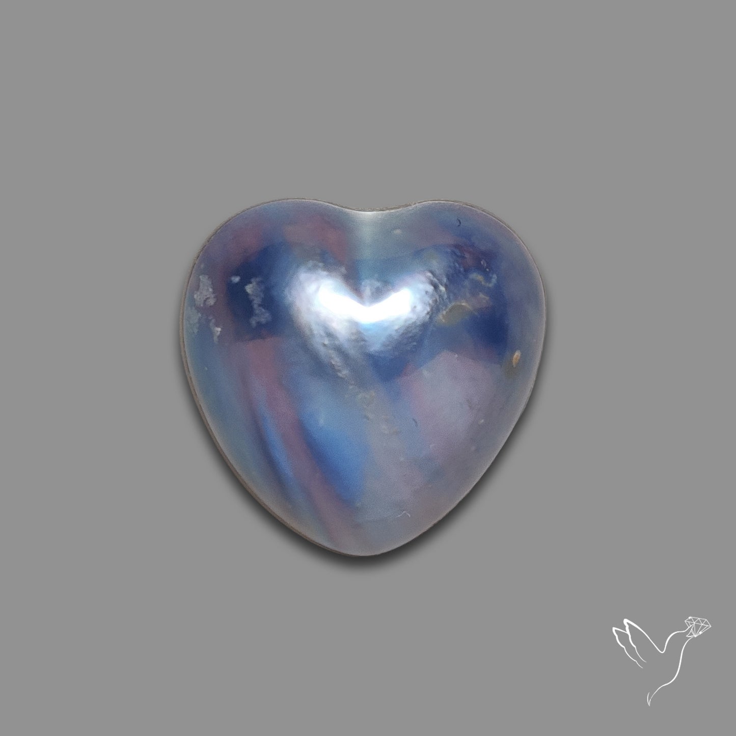 Buy Coated Pearl Heart Carving N46651 Online at GemstonesForSale