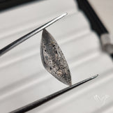 Faceted Diopside In Quartz Gemstone