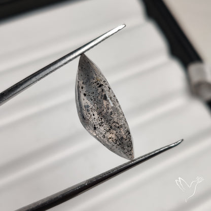 Faceted Diopside In Quartz Gemstone