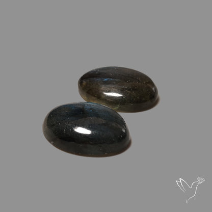 Blue Labradorites Pair