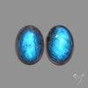 Buy Deep Blue Labradorites Pair N46666 Online at GemstonesForSale