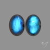 Buy Deep Blue Labradorites Pair N46667 Online at GemstonesForSale