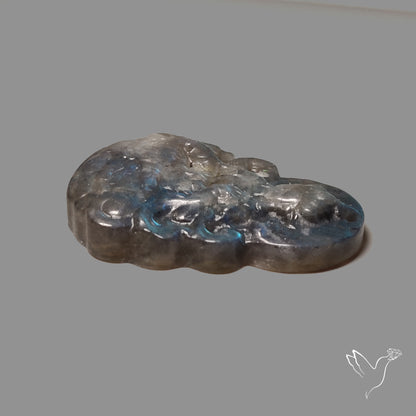 Blue Labradorites Goddess Carving Precision Handcarved