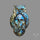 Buy Blue Labradorites Owl with Skull Carving Precision Handcarved N46677 Online at GemstonesForSale