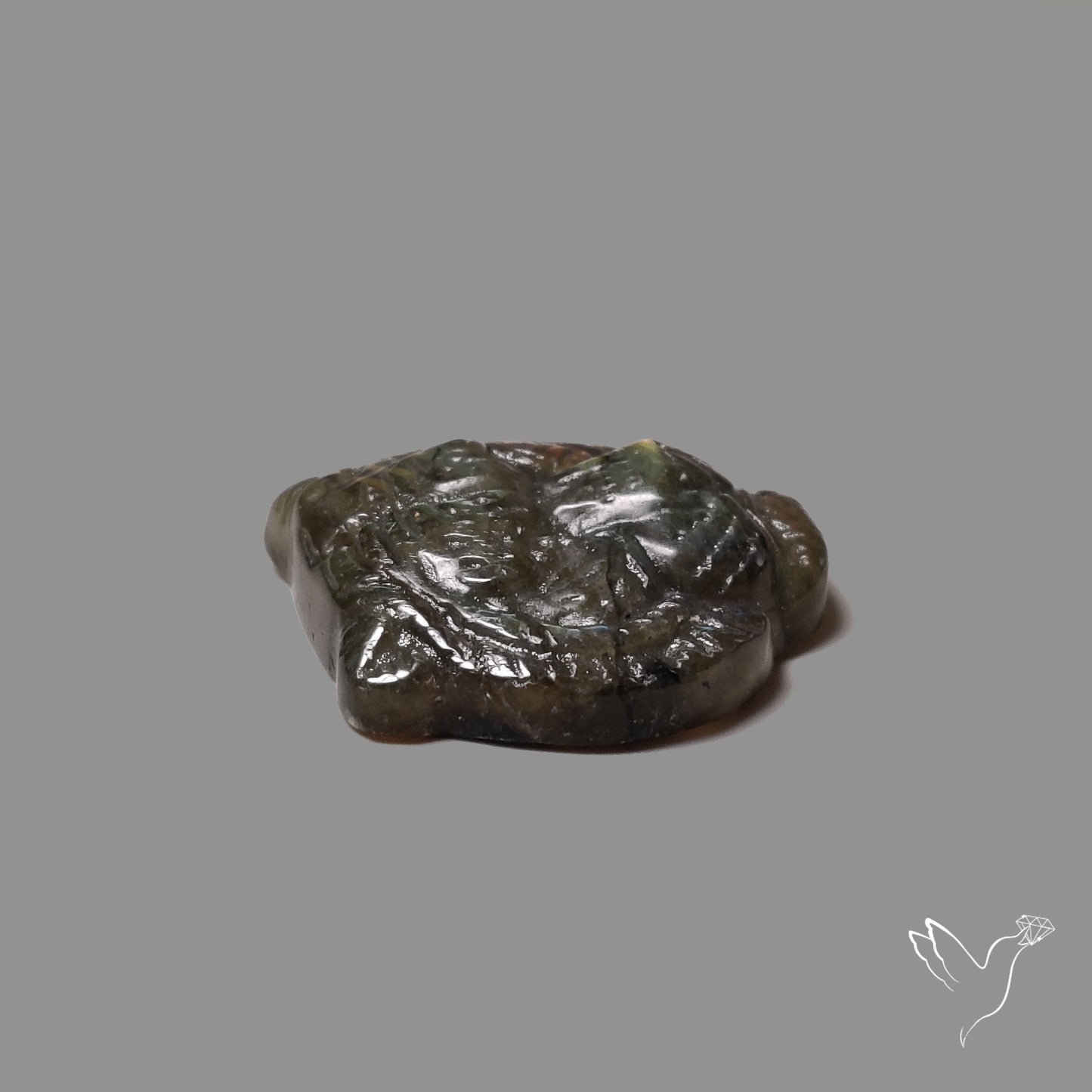 Golden Labradorites Lion Face Carving Precision Handcarved