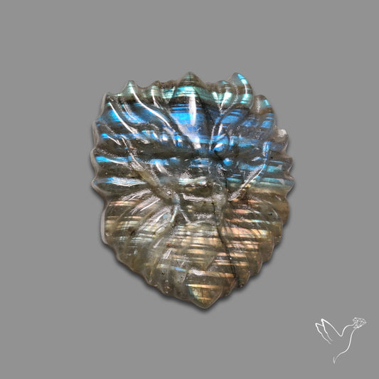 Buy Rainbow Labradorites Demon Carving Precision Handcarved N46690 Online at GemstonesForSale