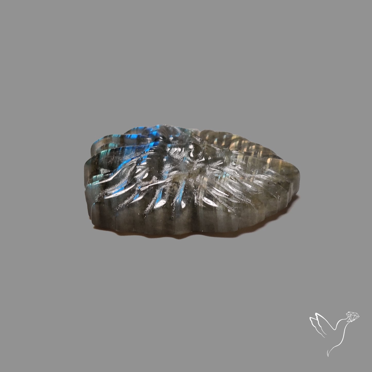 Rainbow Labradorites Demon Carving Precision Handcarved