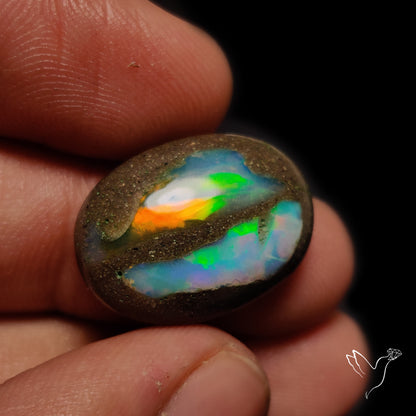 Galaxy Inlay Opal in Matrix