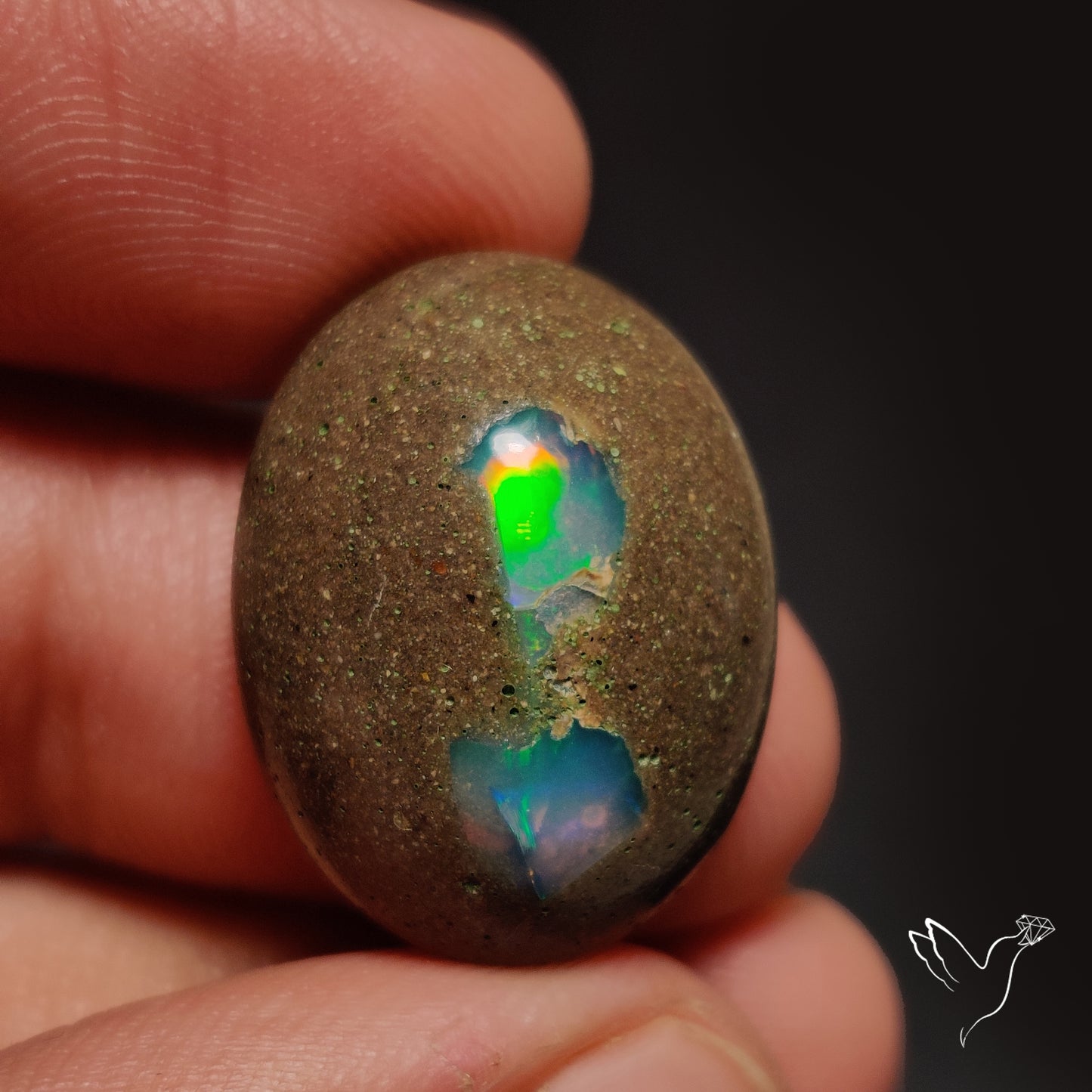 Galaxy Inlay Opal in Matrix