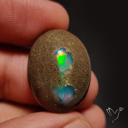 Galaxy Inlay Opal in Matrix