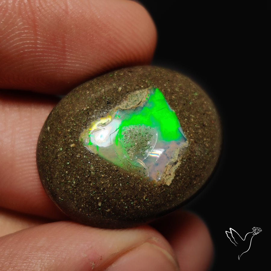 Galaxy Inlay Opal in Matrix