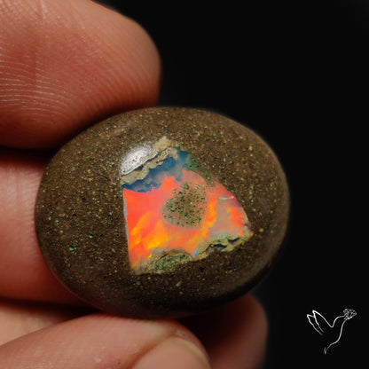 Galaxy Inlay Opal in Matrix