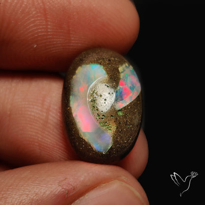 Galaxy Inlay Opal in Matrix