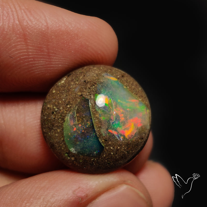 Galaxy Inlay Opal in Matrix