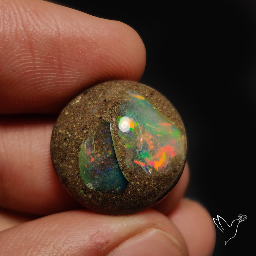 Galaxy Inlay Opal in Matrix