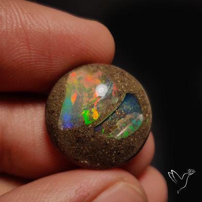 Galaxy Inlay Opal in Matrix