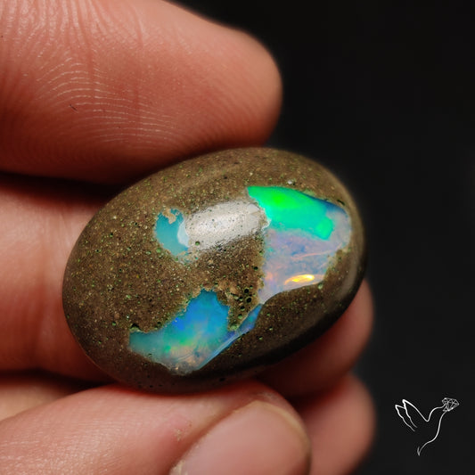 Buy Galaxy Inlay Opal in Matrix N46700 Online at GemstonesForSale