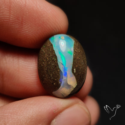 Galaxy Inlay Opal in Matrix