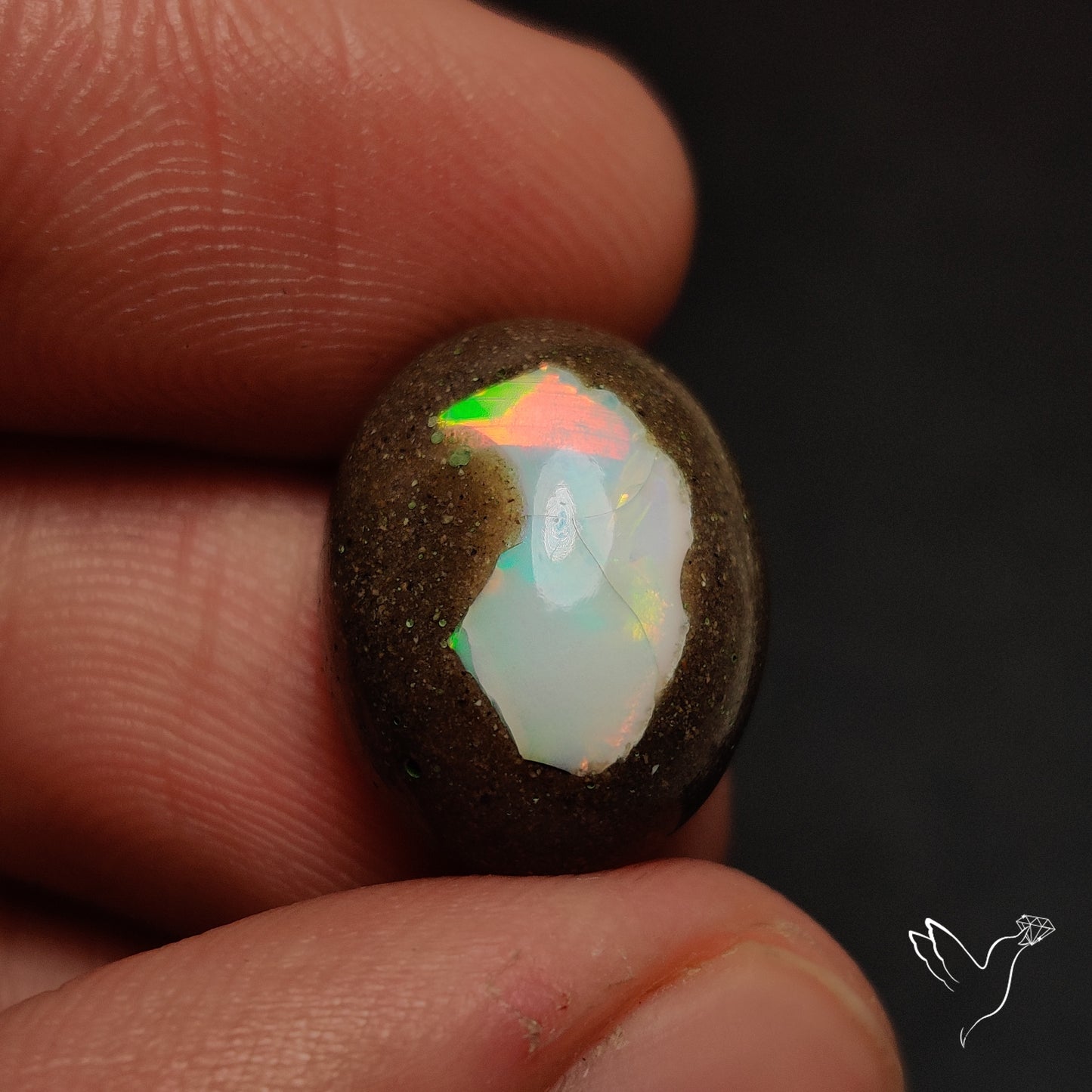 Galaxy Inlay Opal in Matrix